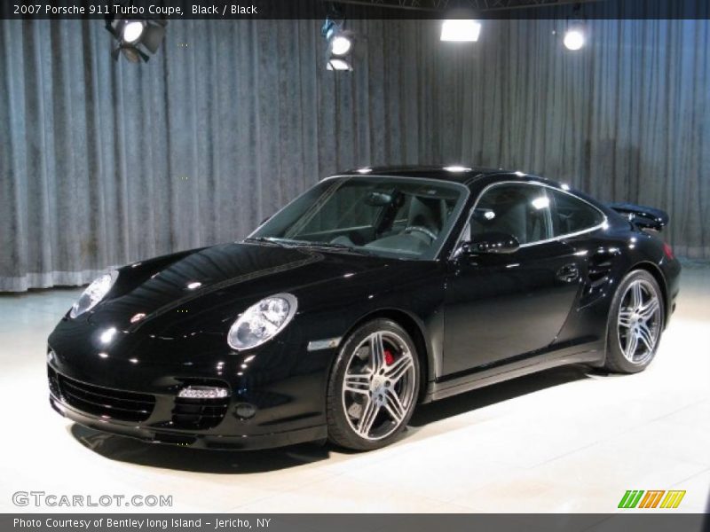 Black / Black 2007 Porsche 911 Turbo Coupe