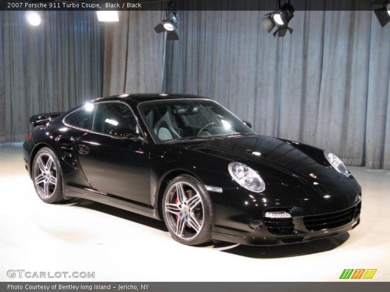 Black / Black 2007 Porsche 911 Turbo Coupe