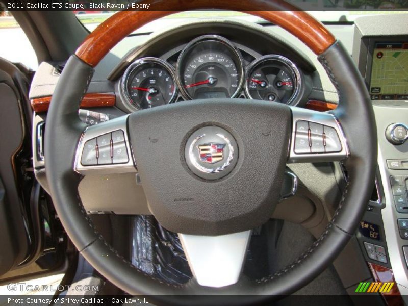 Black Raven / Ebony 2011 Cadillac CTS Coupe
