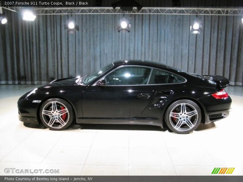 Black / Black 2007 Porsche 911 Turbo Coupe
