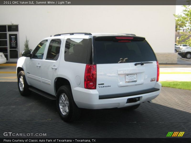 Summit White / Light Tan 2011 GMC Yukon SLE