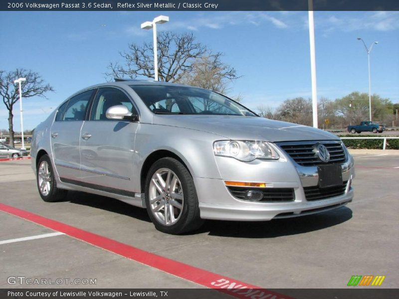 Reflex Silver Metallic / Classic Grey 2006 Volkswagen Passat 3.6 Sedan