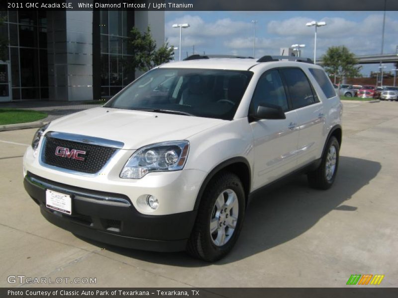 White Diamond Tintcoat / Light Titanium 2011 GMC Acadia SLE