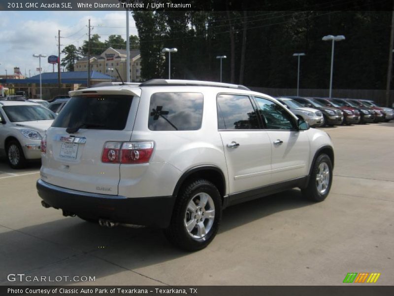 White Diamond Tintcoat / Light Titanium 2011 GMC Acadia SLE