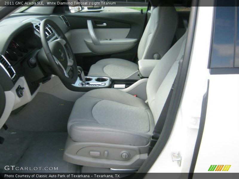 White Diamond Tintcoat / Light Titanium 2011 GMC Acadia SLE