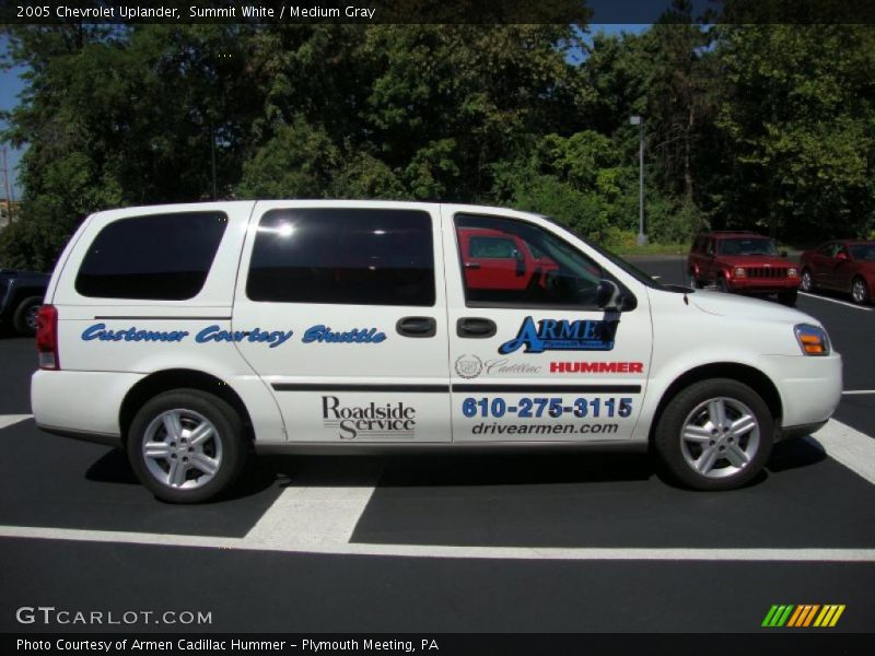 Summit White / Medium Gray 2005 Chevrolet Uplander