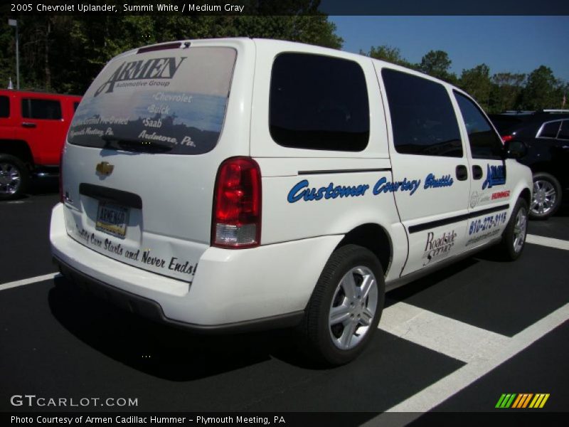Summit White / Medium Gray 2005 Chevrolet Uplander
