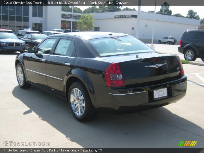 Brilliant Black Crystal Pearl / Dark Khaki/Light Graystone 2010 Chrysler 300 Touring