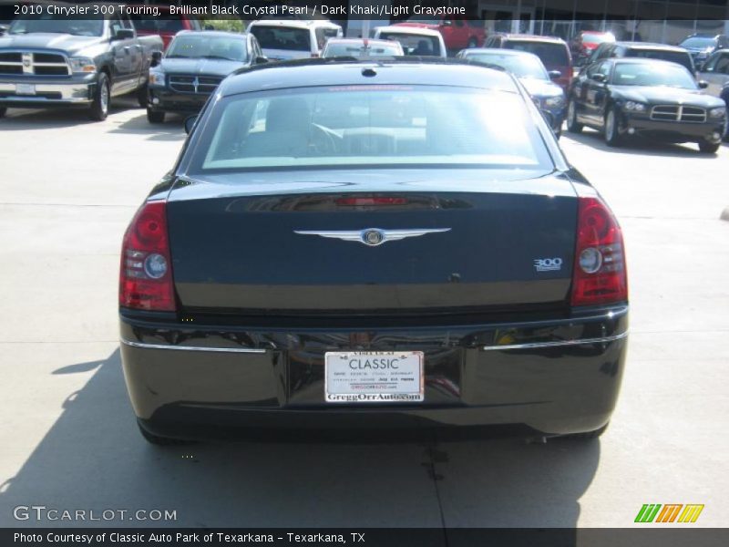 Brilliant Black Crystal Pearl / Dark Khaki/Light Graystone 2010 Chrysler 300 Touring