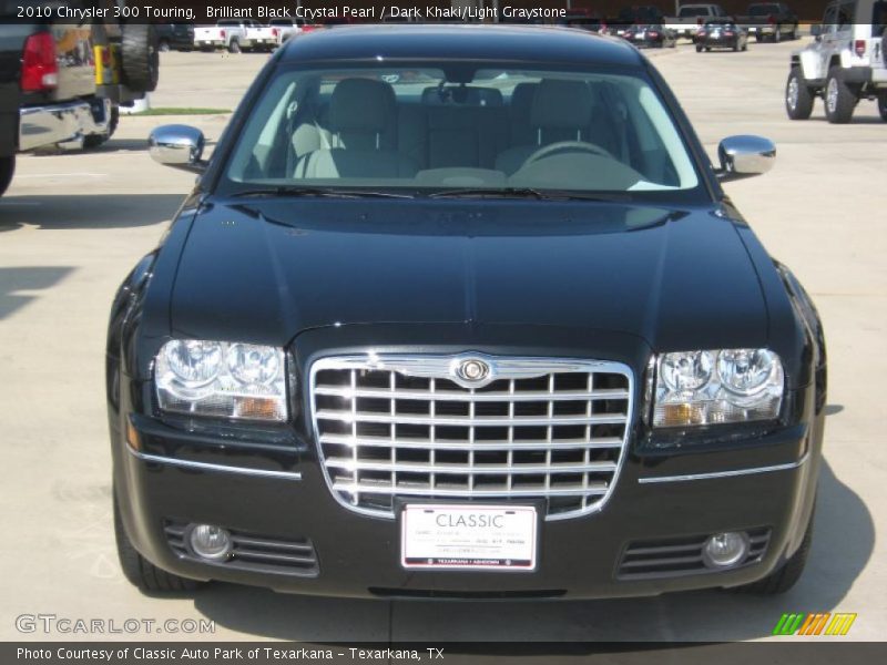 Brilliant Black Crystal Pearl / Dark Khaki/Light Graystone 2010 Chrysler 300 Touring