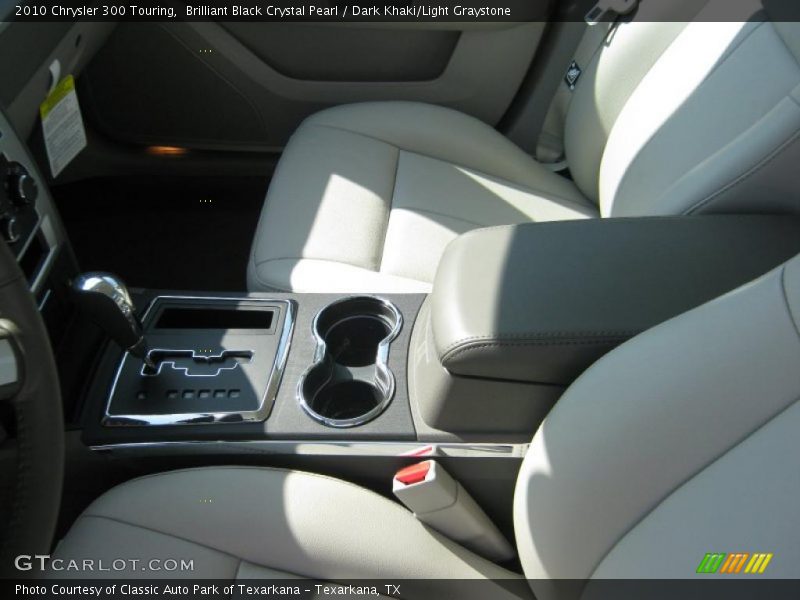 Brilliant Black Crystal Pearl / Dark Khaki/Light Graystone 2010 Chrysler 300 Touring