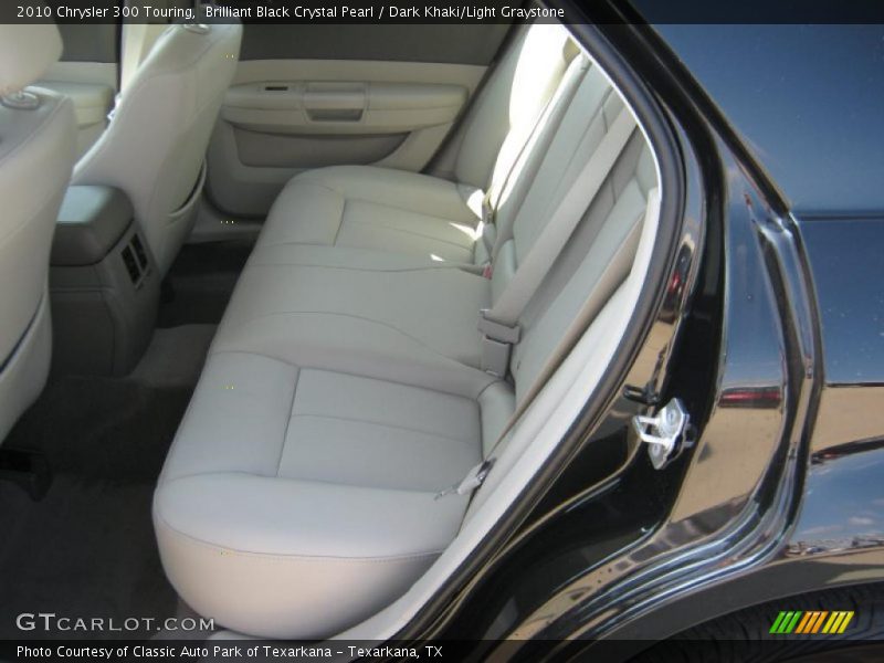 Brilliant Black Crystal Pearl / Dark Khaki/Light Graystone 2010 Chrysler 300 Touring