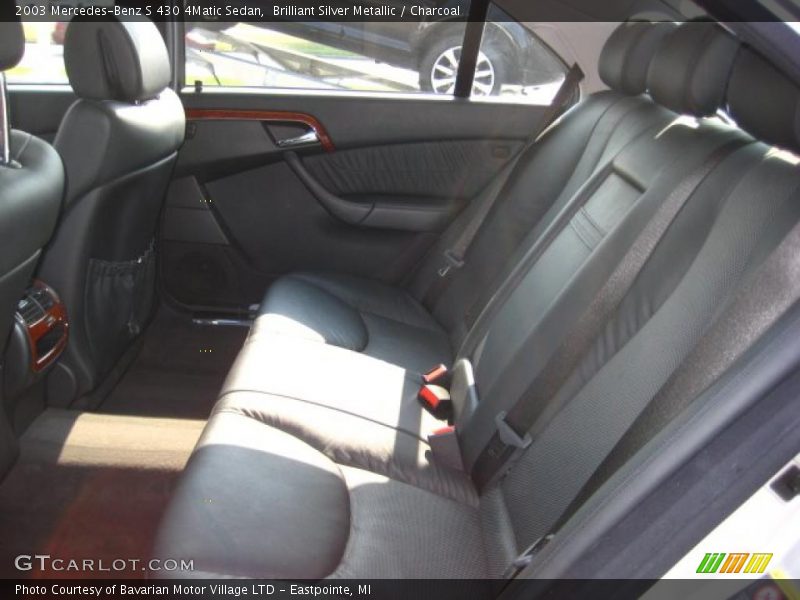 Brilliant Silver Metallic / Charcoal 2003 Mercedes-Benz S 430 4Matic Sedan