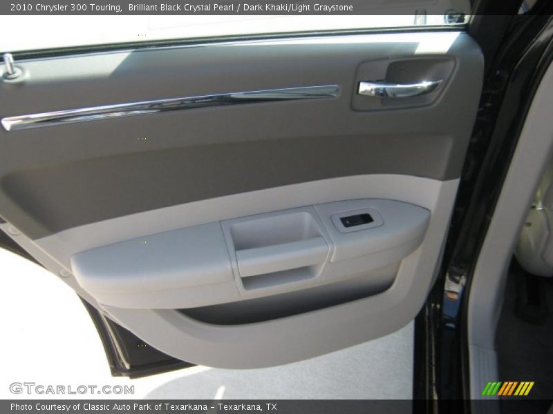 Brilliant Black Crystal Pearl / Dark Khaki/Light Graystone 2010 Chrysler 300 Touring