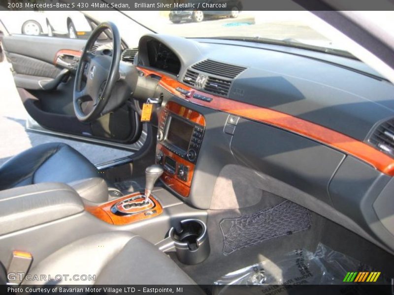 Brilliant Silver Metallic / Charcoal 2003 Mercedes-Benz S 430 4Matic Sedan