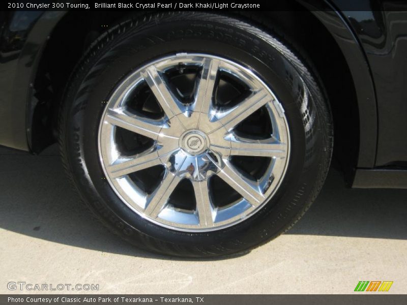 Brilliant Black Crystal Pearl / Dark Khaki/Light Graystone 2010 Chrysler 300 Touring