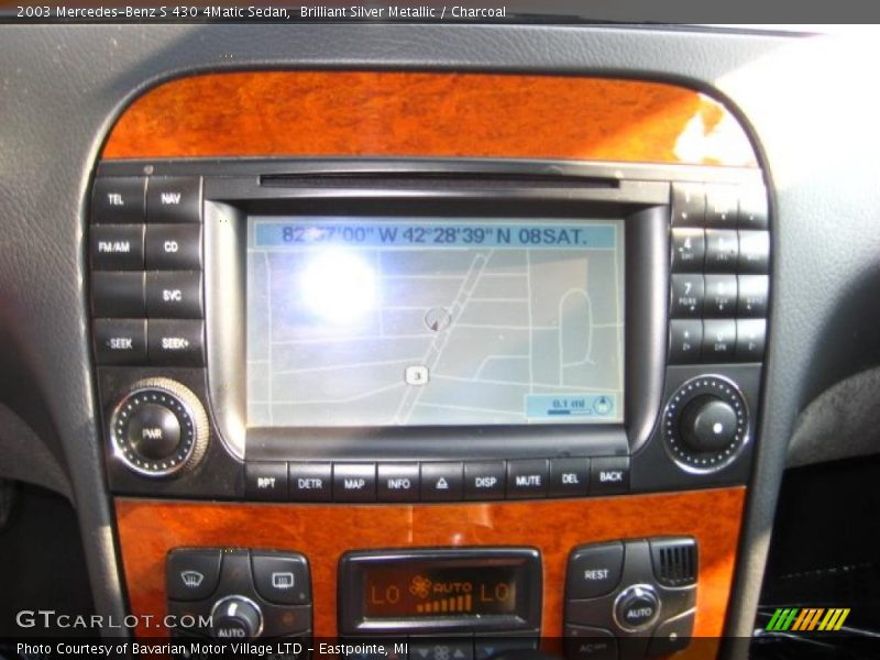 Brilliant Silver Metallic / Charcoal 2003 Mercedes-Benz S 430 4Matic Sedan