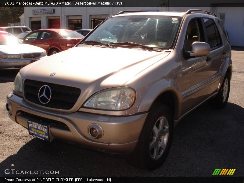 Desert Silver Metallic / Java 2001 Mercedes-Benz ML 430 4Matic