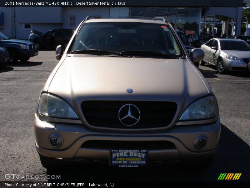 Desert Silver Metallic / Java 2001 Mercedes-Benz ML 430 4Matic