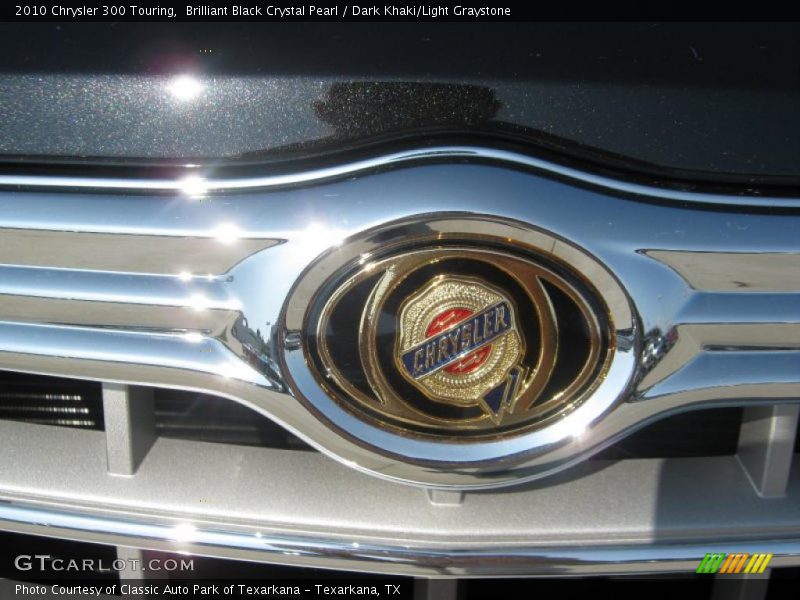 Brilliant Black Crystal Pearl / Dark Khaki/Light Graystone 2010 Chrysler 300 Touring