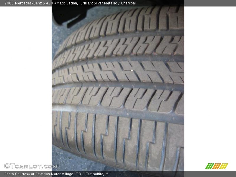 Brilliant Silver Metallic / Charcoal 2003 Mercedes-Benz S 430 4Matic Sedan
