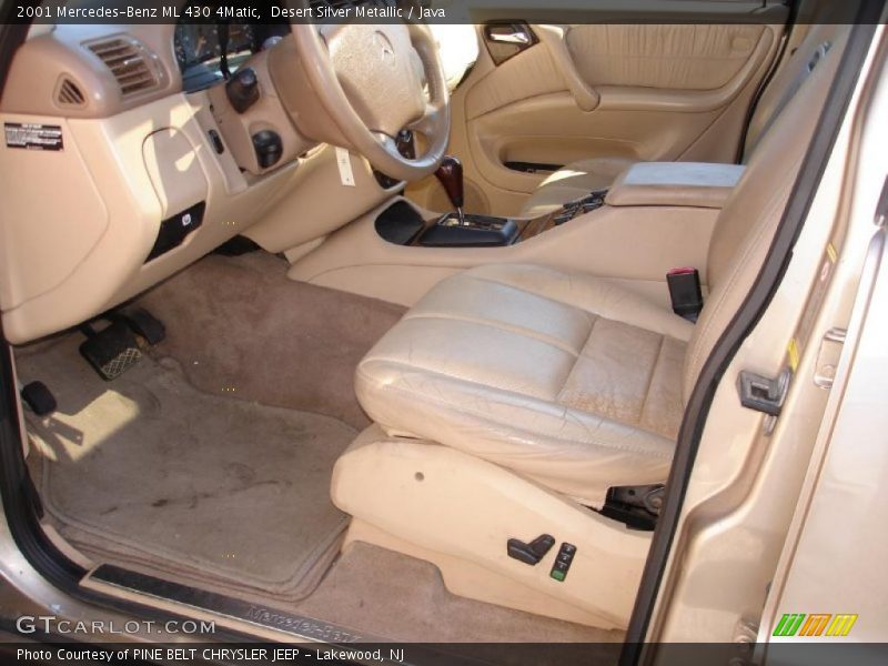 Desert Silver Metallic / Java 2001 Mercedes-Benz ML 430 4Matic