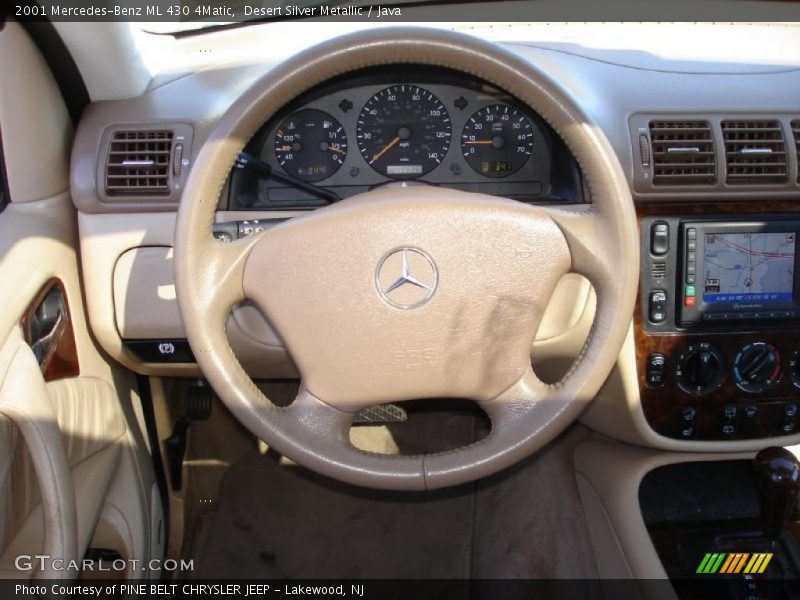 Desert Silver Metallic / Java 2001 Mercedes-Benz ML 430 4Matic