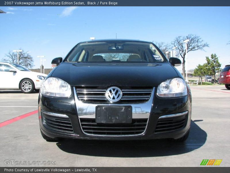 Black / Pure Beige 2007 Volkswagen Jetta Wolfsburg Edition Sedan