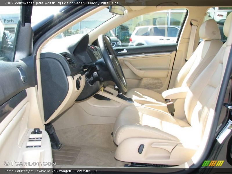 Black / Pure Beige 2007 Volkswagen Jetta Wolfsburg Edition Sedan