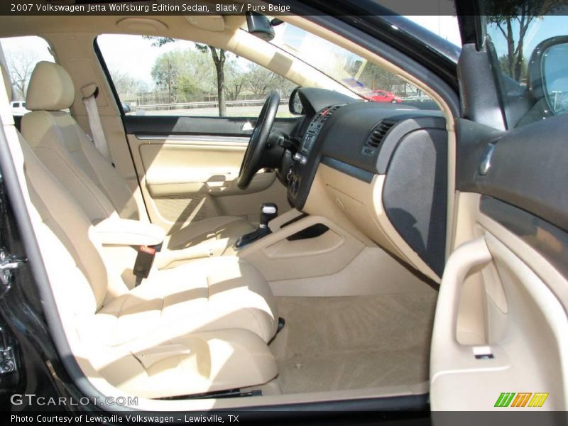 Black / Pure Beige 2007 Volkswagen Jetta Wolfsburg Edition Sedan