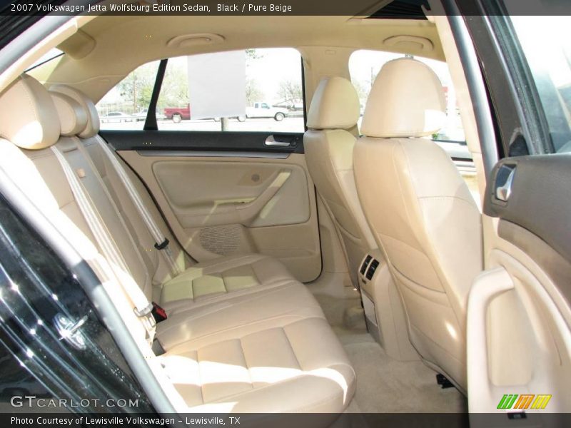 Black / Pure Beige 2007 Volkswagen Jetta Wolfsburg Edition Sedan
