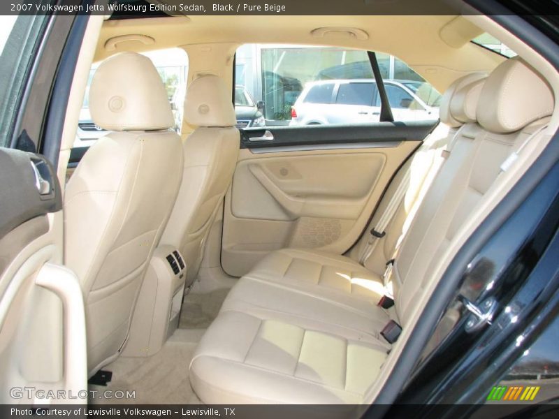Black / Pure Beige 2007 Volkswagen Jetta Wolfsburg Edition Sedan