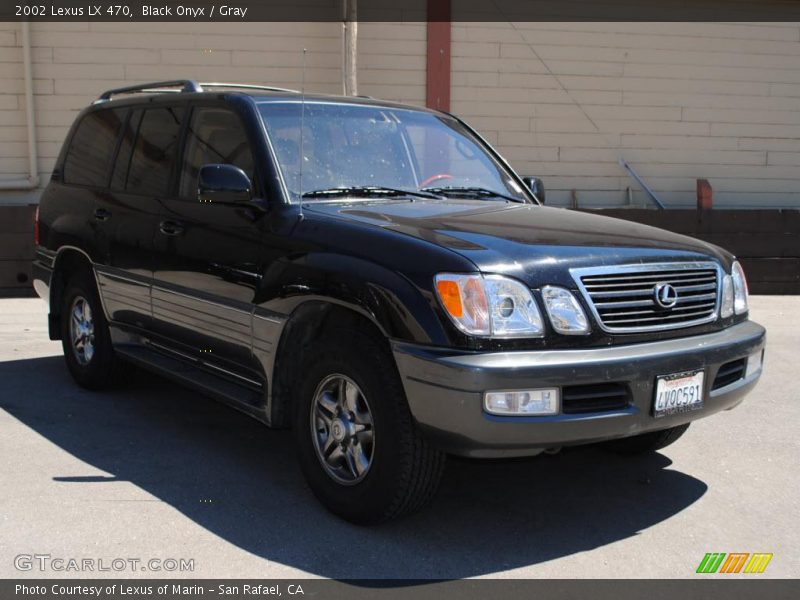 Black Onyx / Gray 2002 Lexus LX 470