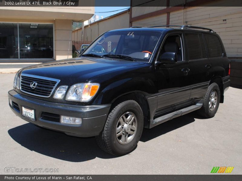 Black Onyx / Gray 2002 Lexus LX 470