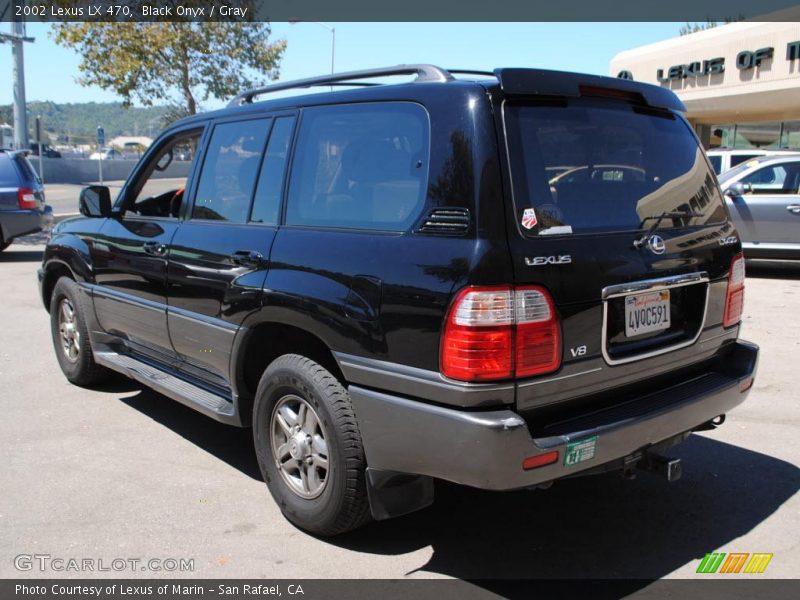 Black Onyx / Gray 2002 Lexus LX 470