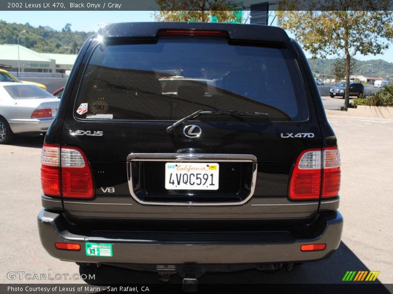 Black Onyx / Gray 2002 Lexus LX 470