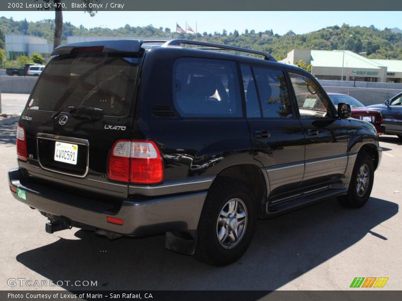 Black Onyx / Gray 2002 Lexus LX 470