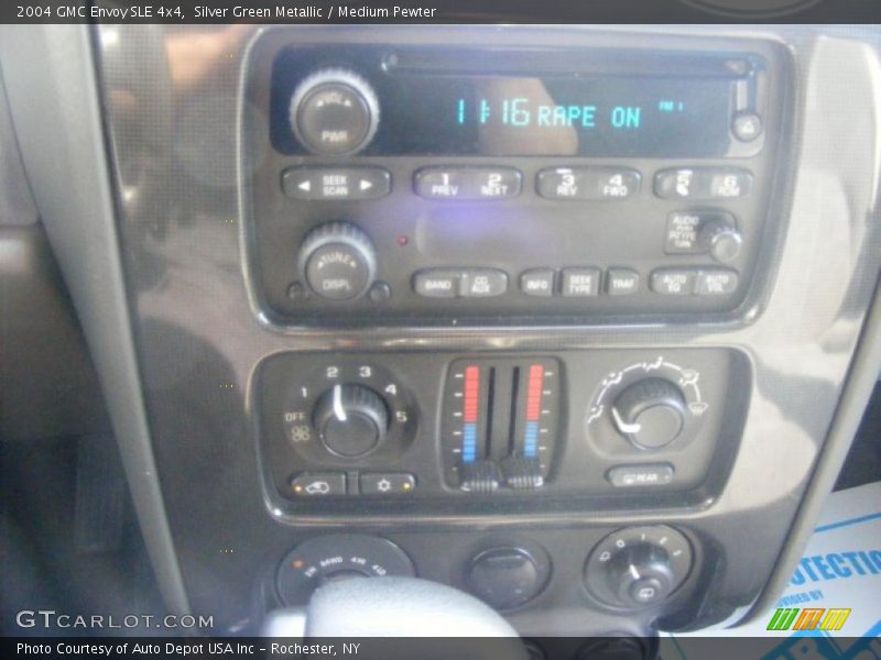 Silver Green Metallic / Medium Pewter 2004 GMC Envoy SLE 4x4