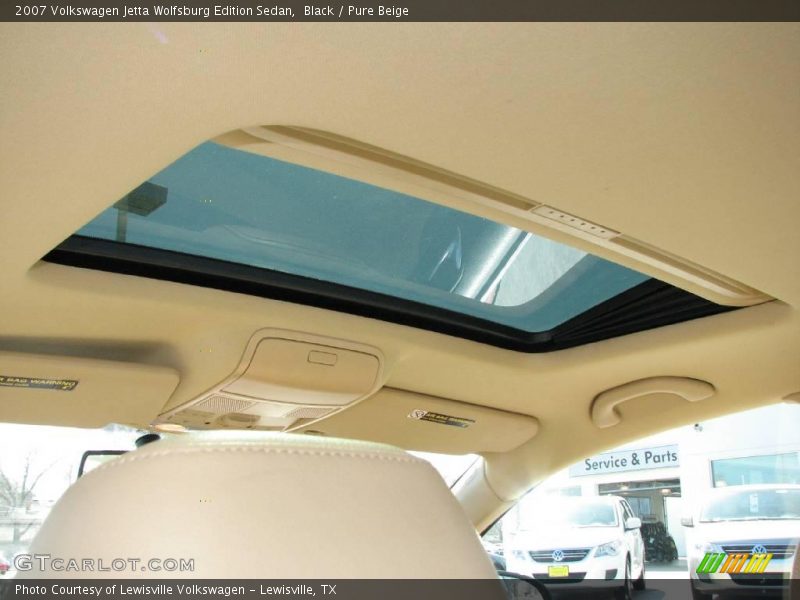 Black / Pure Beige 2007 Volkswagen Jetta Wolfsburg Edition Sedan