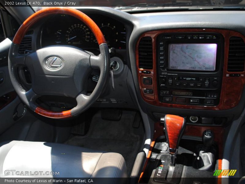 Black Onyx / Gray 2002 Lexus LX 470