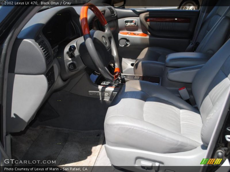 Black Onyx / Gray 2002 Lexus LX 470