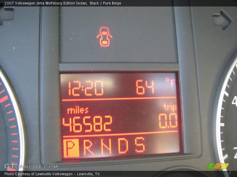 Black / Pure Beige 2007 Volkswagen Jetta Wolfsburg Edition Sedan