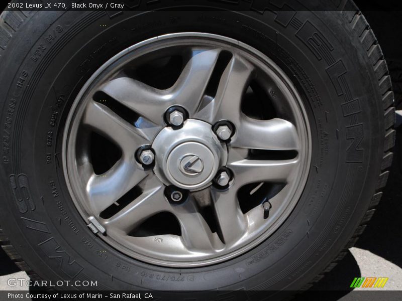 Black Onyx / Gray 2002 Lexus LX 470