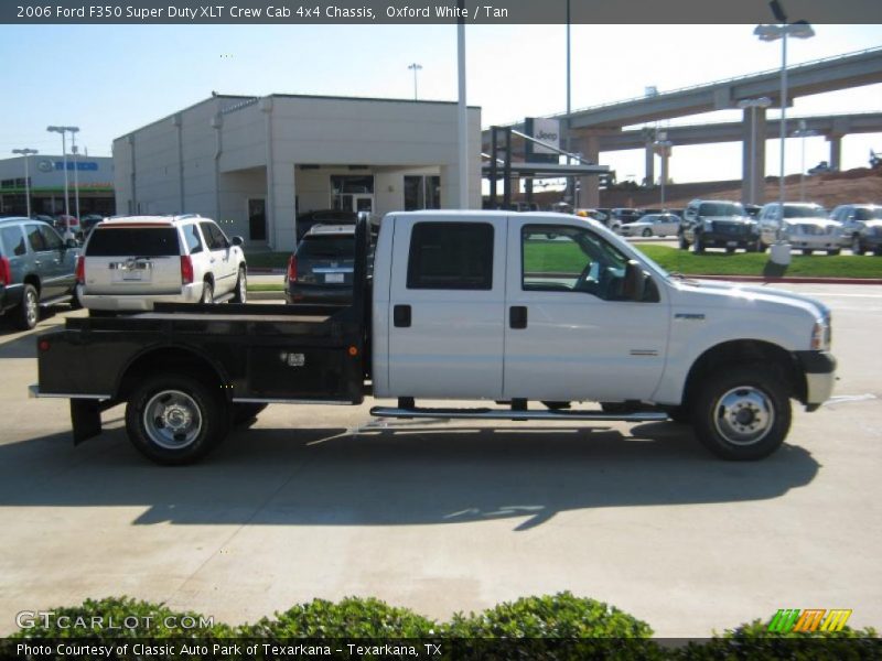 Oxford White / Tan 2006 Ford F350 Super Duty XLT Crew Cab 4x4 Chassis