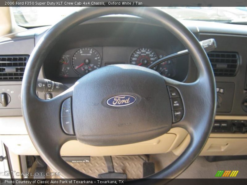 Oxford White / Tan 2006 Ford F350 Super Duty XLT Crew Cab 4x4 Chassis