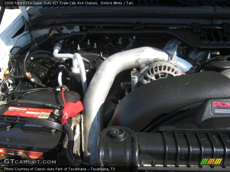 Oxford White / Tan 2006 Ford F350 Super Duty XLT Crew Cab 4x4 Chassis