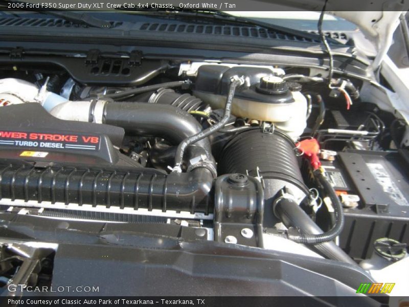 Oxford White / Tan 2006 Ford F350 Super Duty XLT Crew Cab 4x4 Chassis
