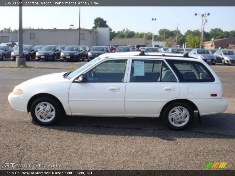 Performance White / Gray 1998 Ford Escort SE Wagon