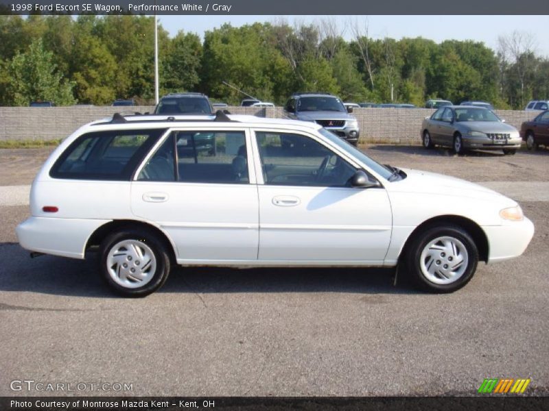 Performance White / Gray 1998 Ford Escort SE Wagon
