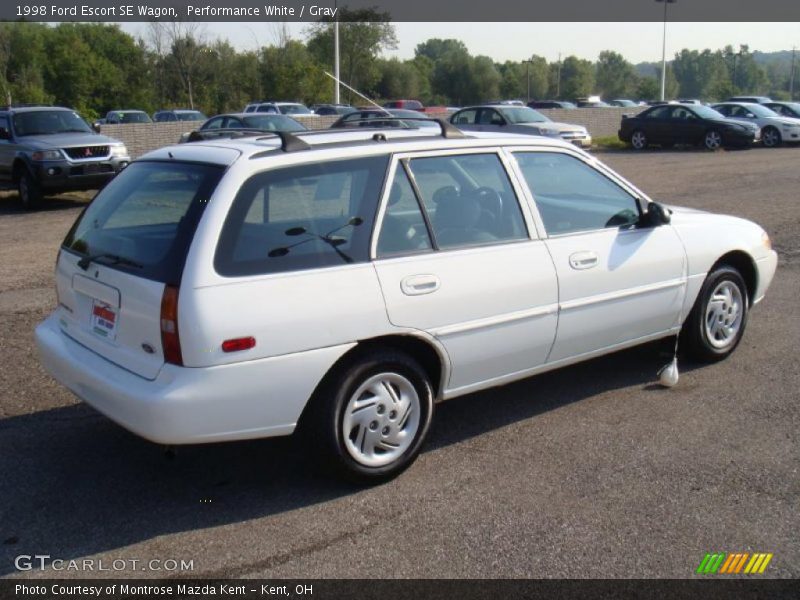 Performance White / Gray 1998 Ford Escort SE Wagon